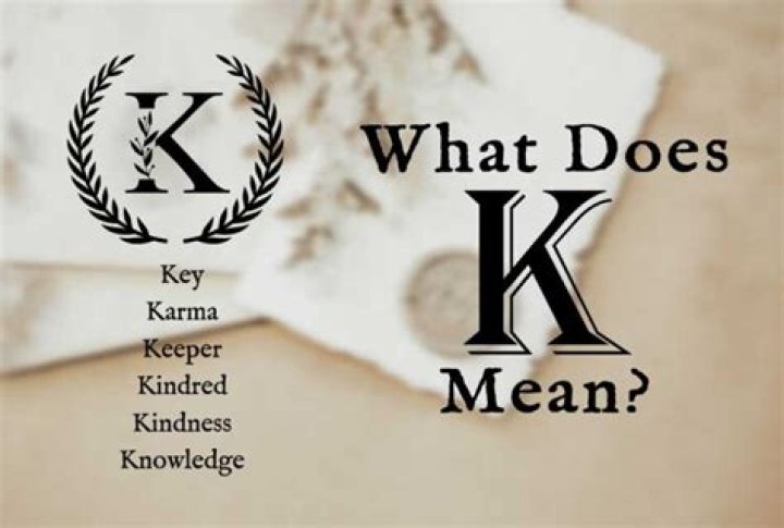 What does K mean on gold?