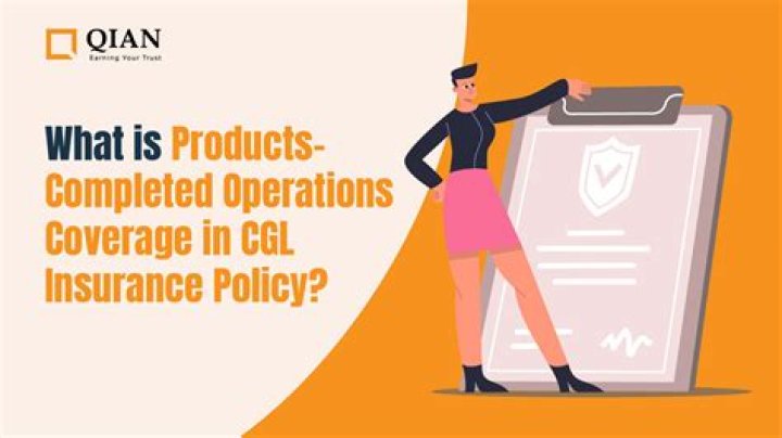 What does products and completed operations mean in insurance?