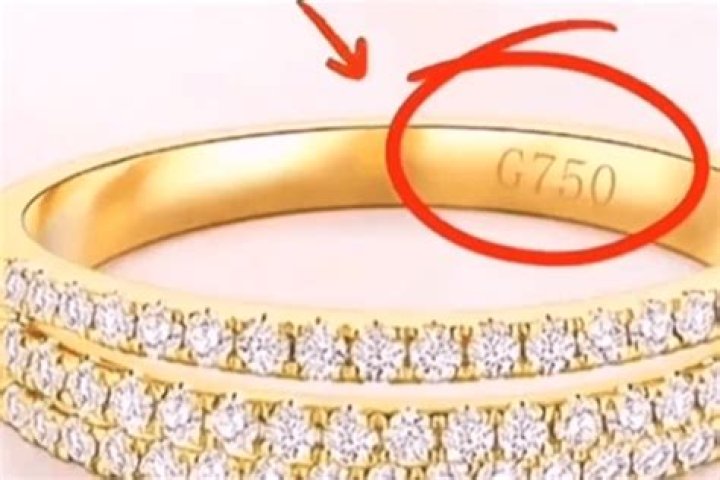 What does S mean on gold ring?