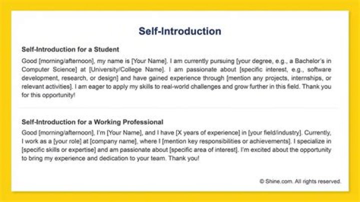 What does self-interview mean?