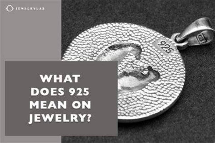 What does SR mean on jewelry?