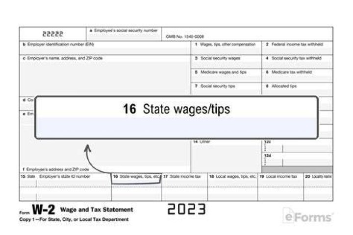 What does state wages on W-2 mean?