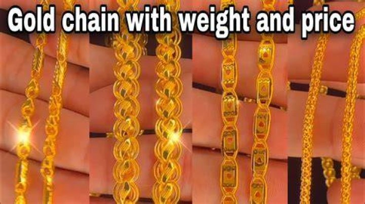 What does the number on a gold chain mean?