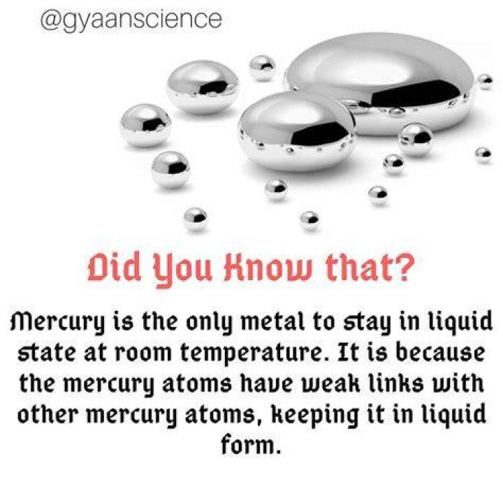 What element is a silvery liquid metal?