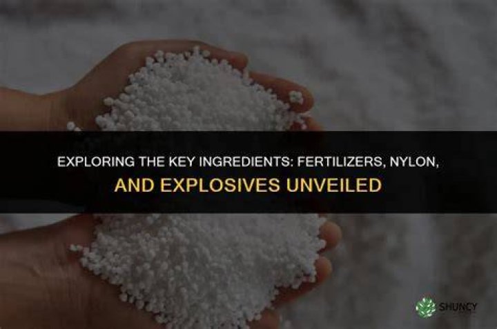 What element is used to make fertilizers explosives?