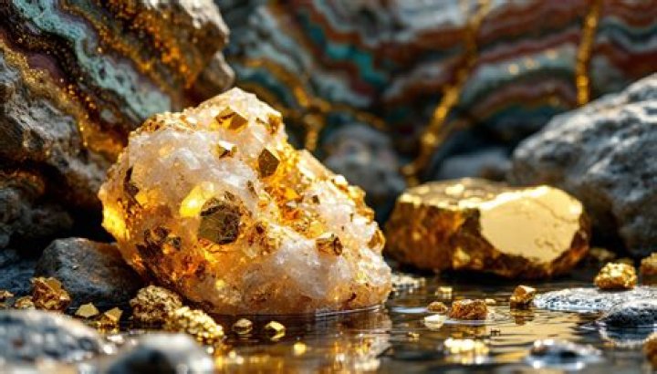 What elements contain gold?