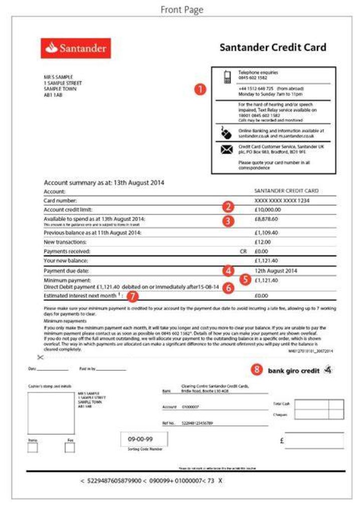 What fees does Santander charge?