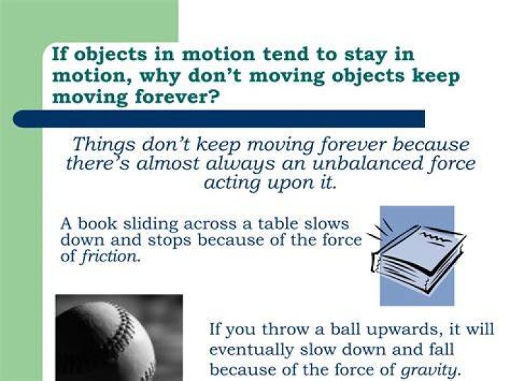 What force slows down movement?