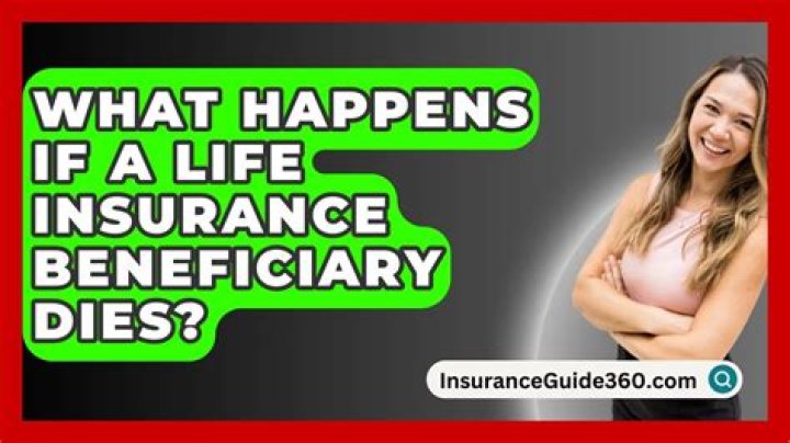 What happens if a life insurance beneficiary dies?