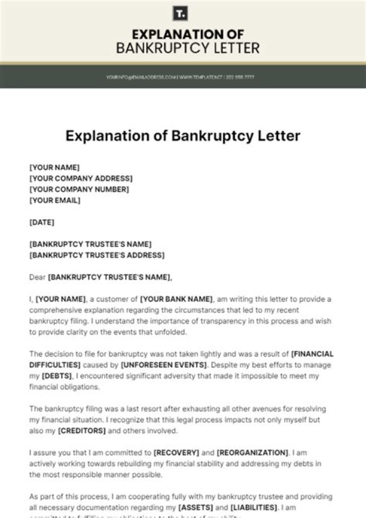What happens if my husband filed bankruptcy?