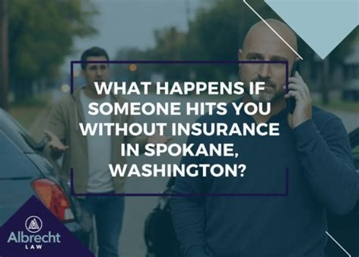 What happens if someone with insurance hits someone without insurance?