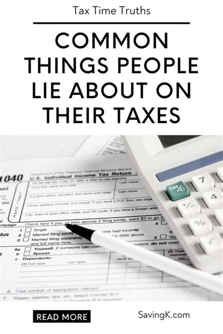 What happens if you lie about income on taxes?