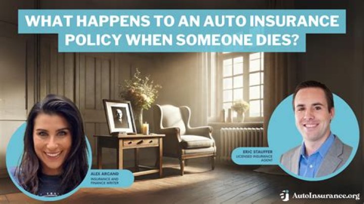 What happens to car insurance when owner dies?