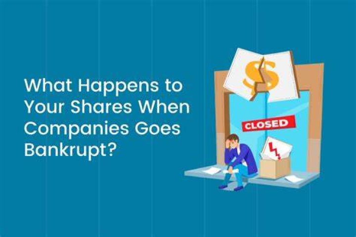 What happens to common shares when a company goes bankrupt?