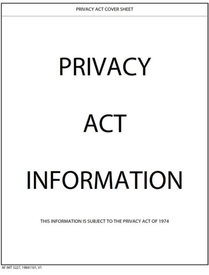 What information is subject to the Privacy Act?