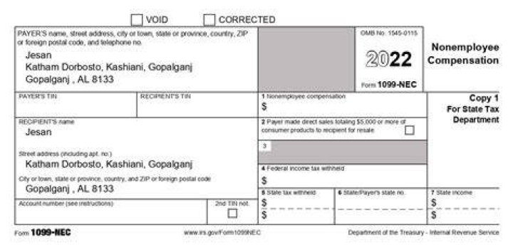 What is a 1099 employee contractor?