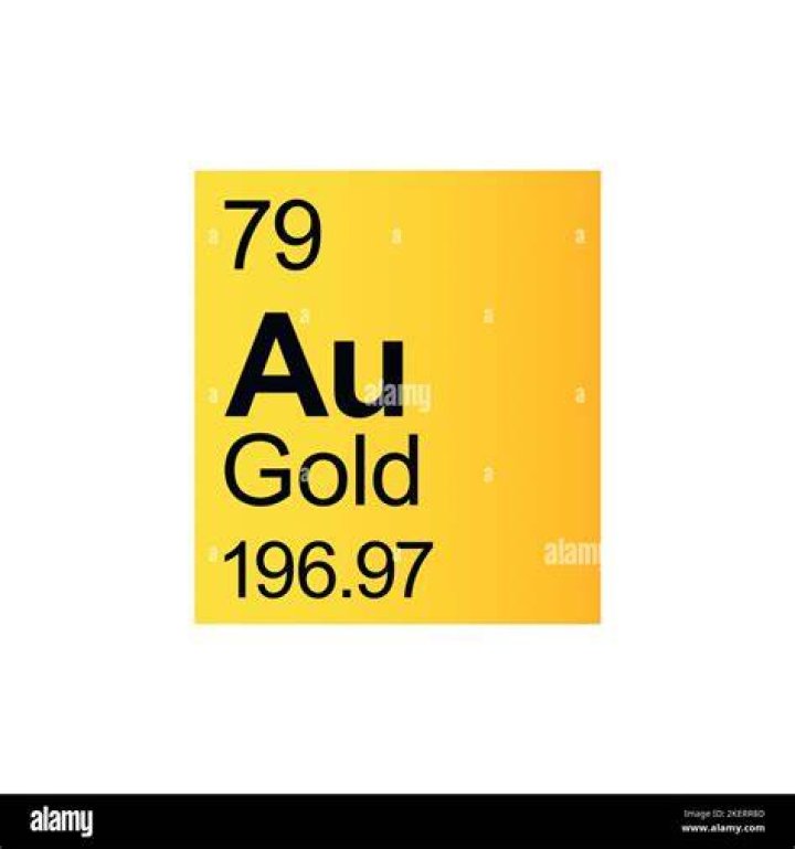 What is a chemical symbol of gold?