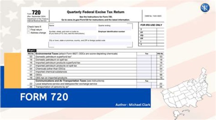 What is a form 720?