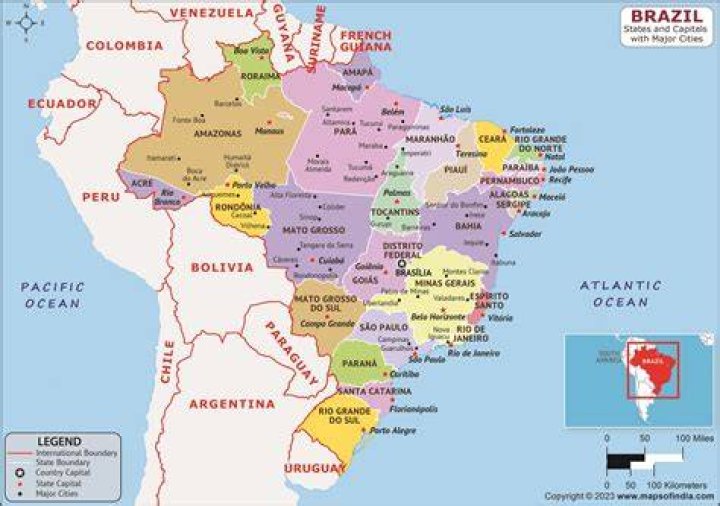 What is a major metropolitan and industrial area in Brazil?
