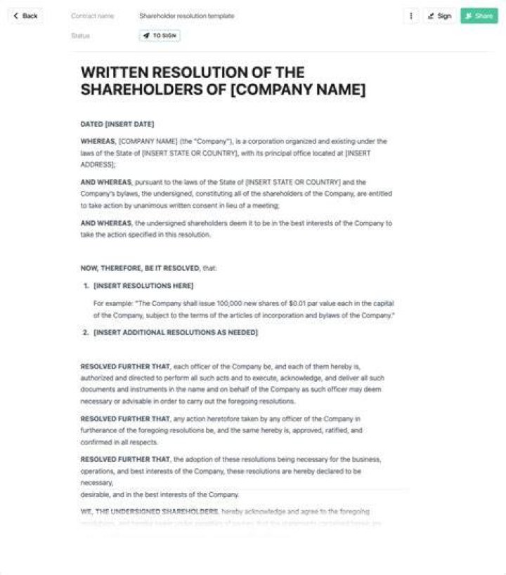 What is a shareholder notes payable?