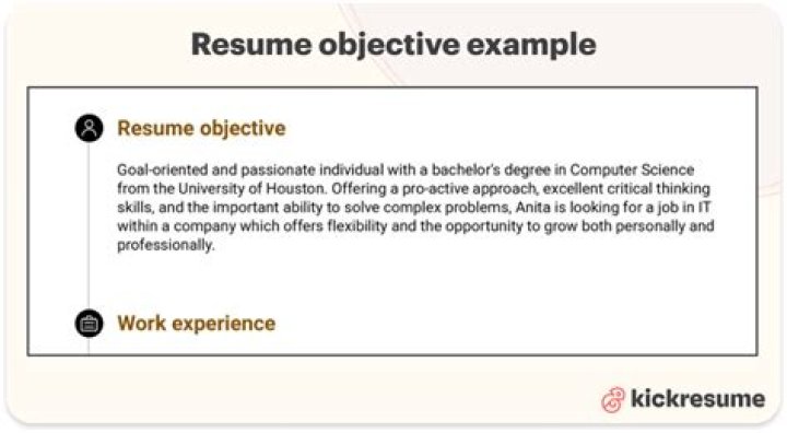 What is a strong objective statement for a resume?