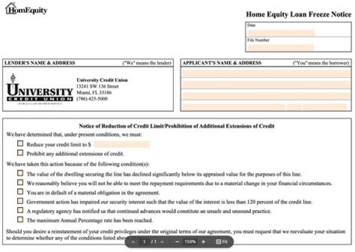 What is an equity freeze letter?