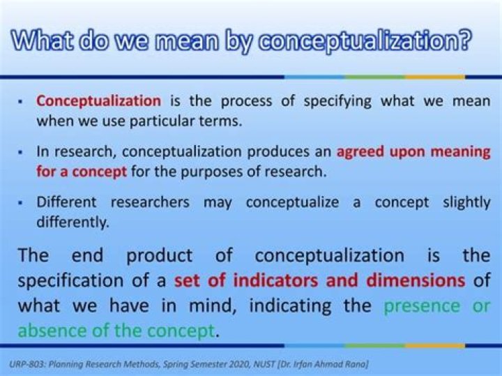 What is conceptualization phase in research?