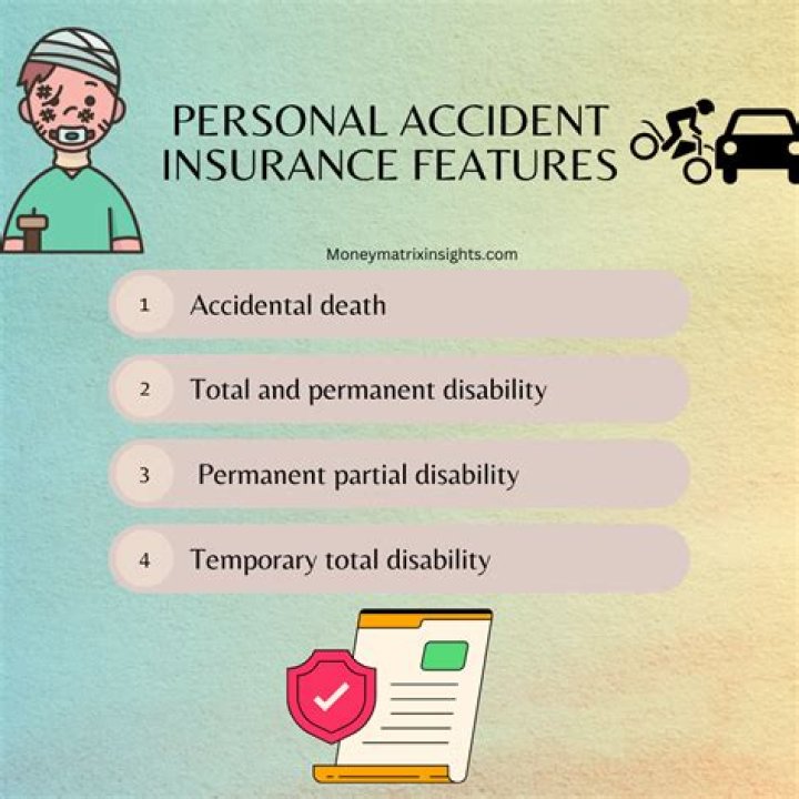 What is covered under personal accident insurance?