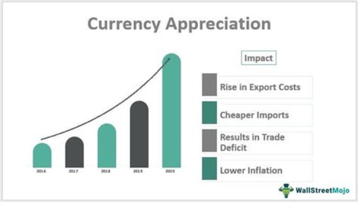 What is currency appreciation give an example?