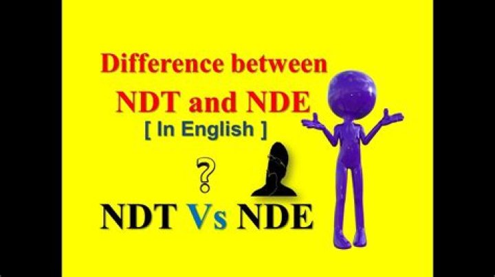 What is difference between NDE and NDT?