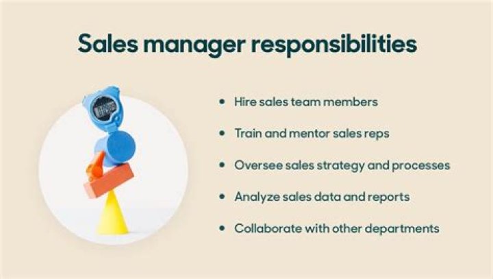 What is expected of a sales manager?