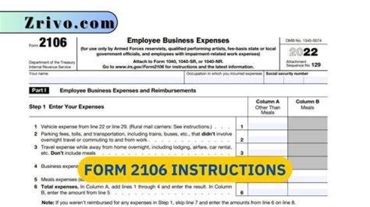 What is Form 2106 on tax return?