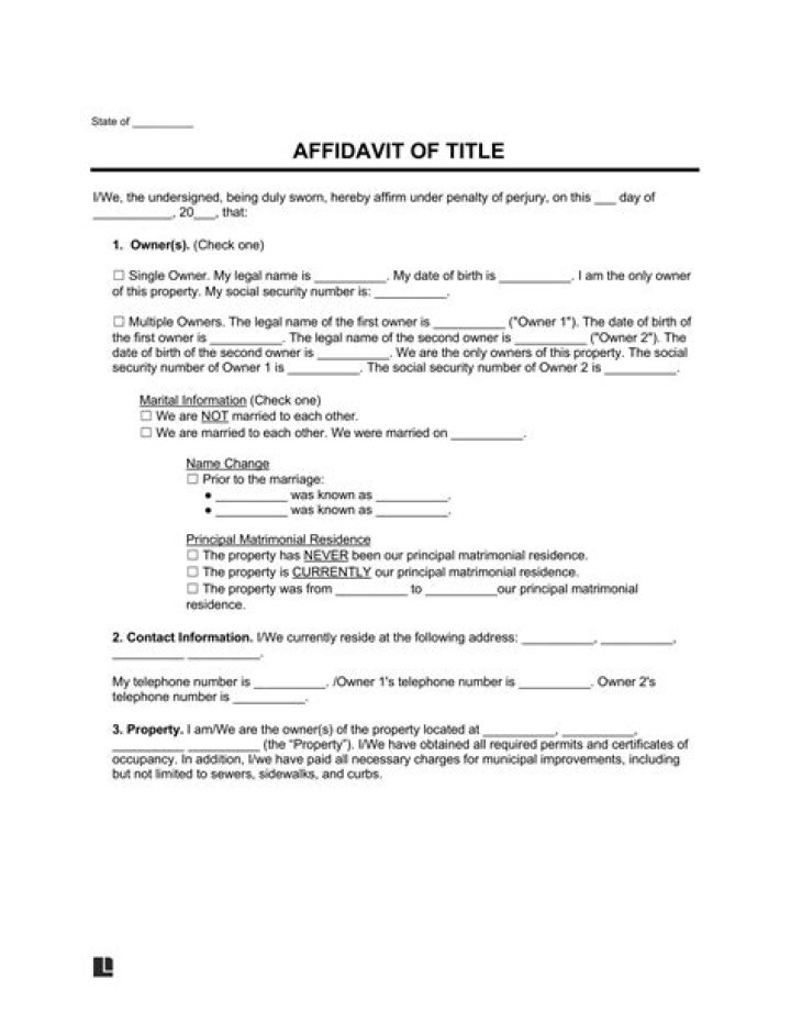 What is included in a title policy?