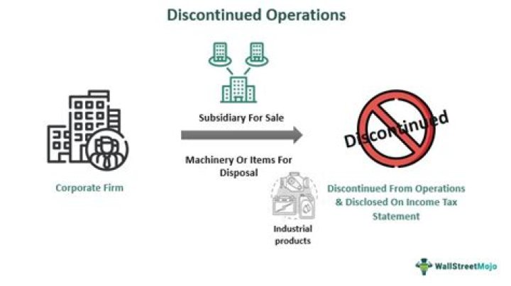 What is included in discontinued operations?