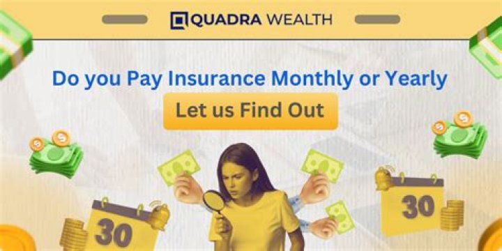 What is it called when you pay insurance monthly?