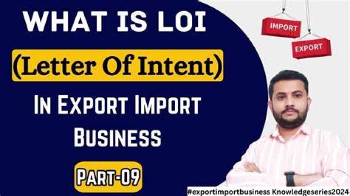 What is LOI in export?