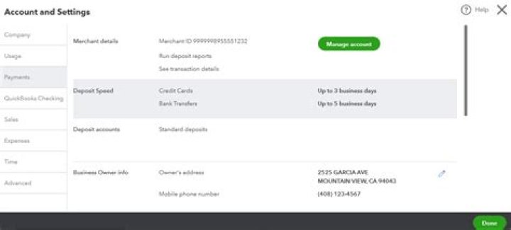 What is needed to setup QuickBooks?