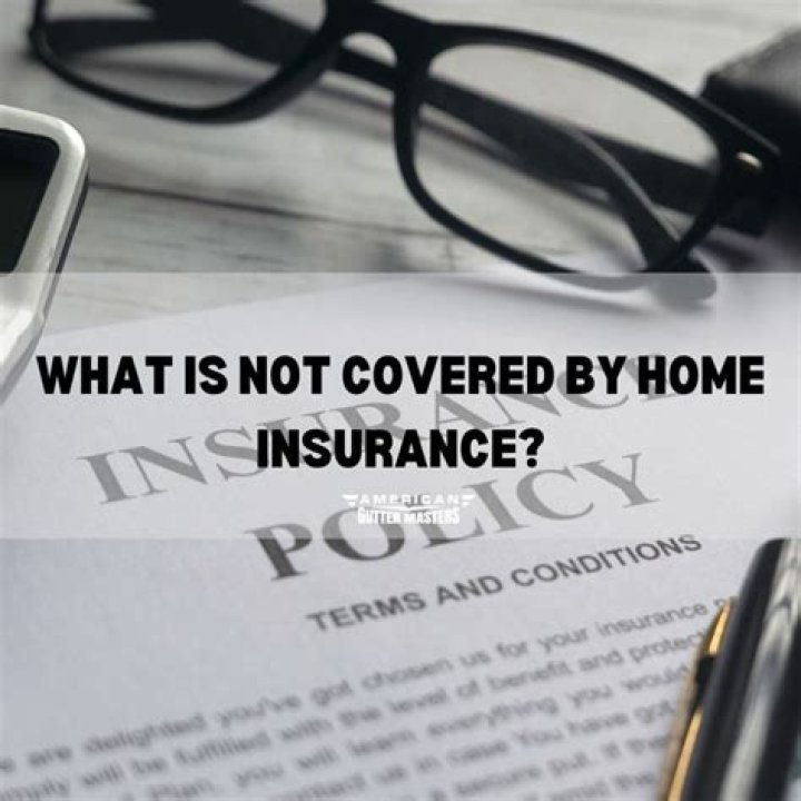 What is not covered by property insurance?