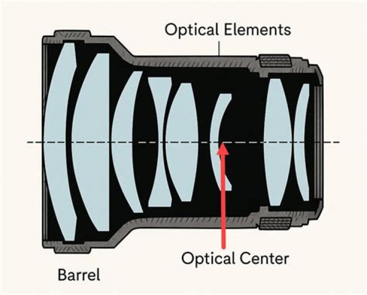 What is optical center of the lens?