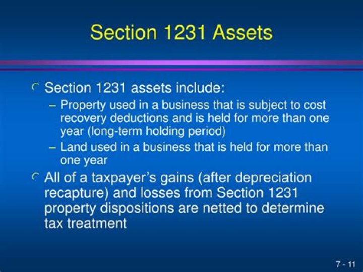 What is Section 1221 property?