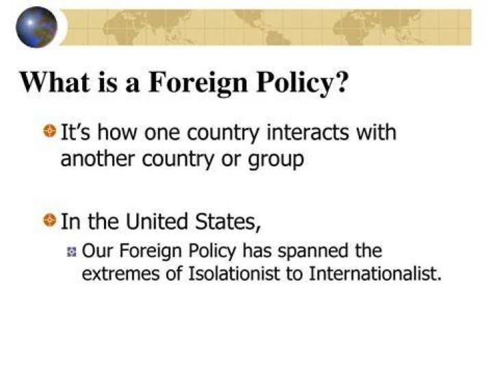 What is the basic goal of American foreign policy?