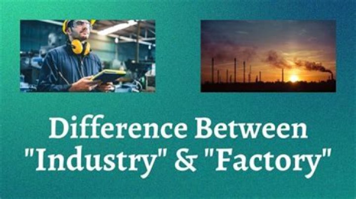 What is the difference between industry and industries?