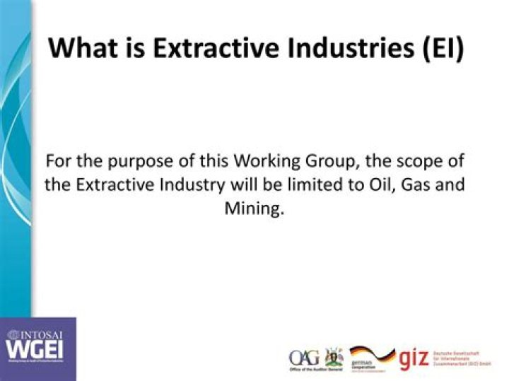 What is the example of extractive industries?