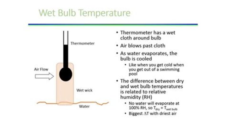 What is the formula for calculating wet bulb temperature?
