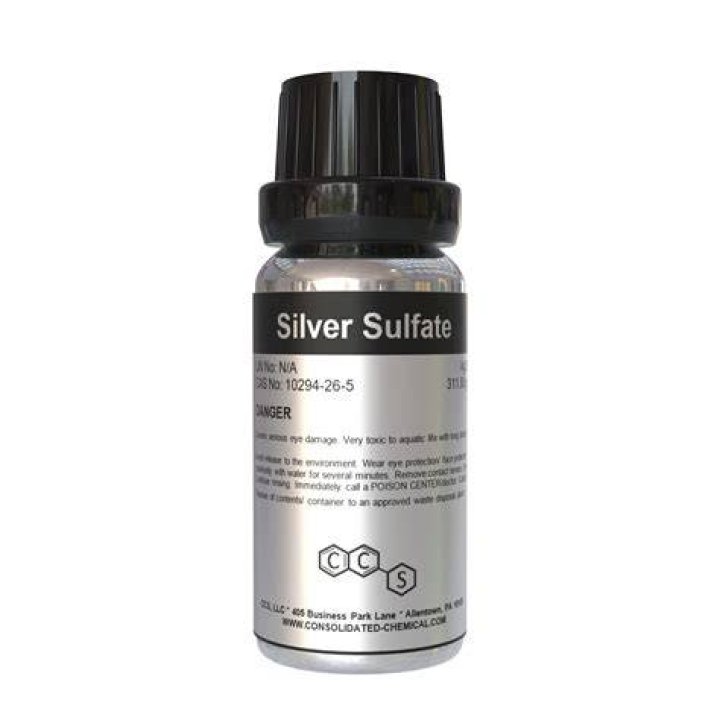 What is the formula silver sulfate?