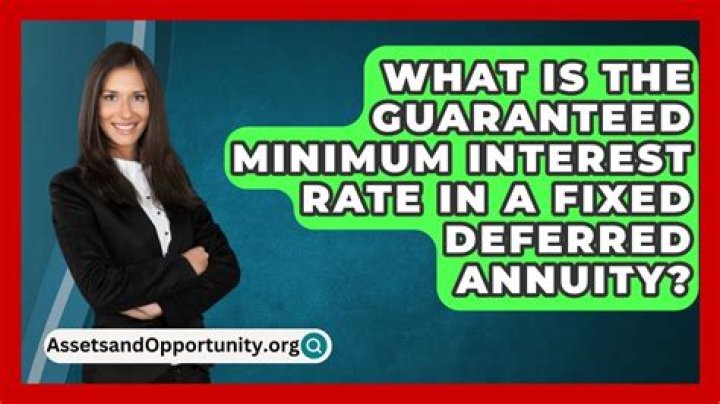 What is the guaranteed minimum interest rate?