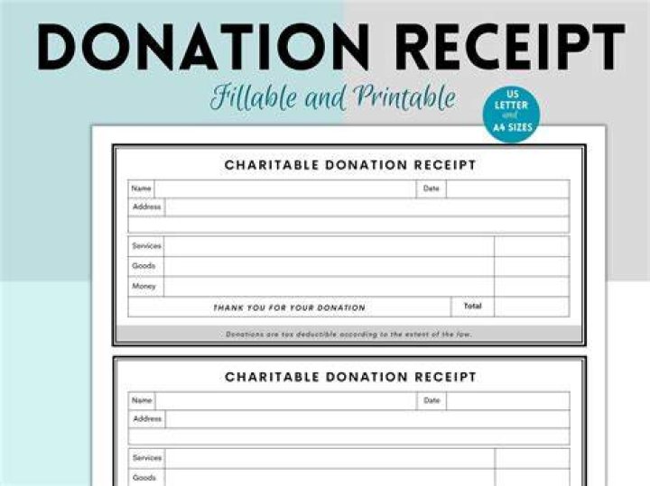 What is the maximum charitable donation for 2017 without a receipt?