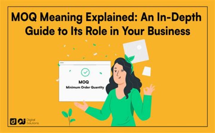 What is the meaning of MOQ in business?