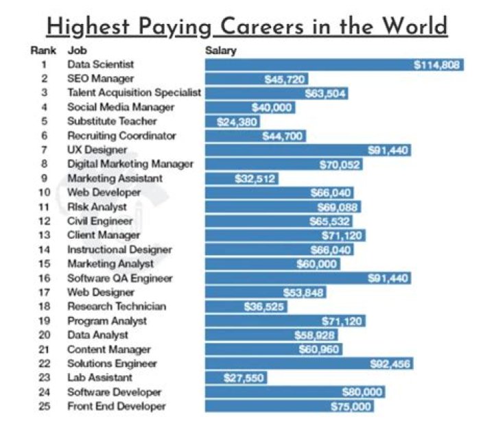 What is the most paid job in the world?