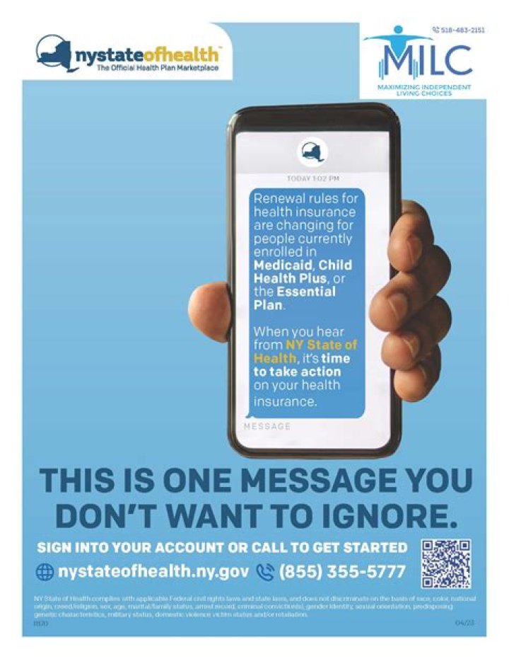 What is the New York state of health phone number?